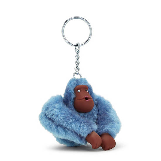 Kipling Sven Small Monkey Keychain Accessories Blue Buzz | AU 2012FD